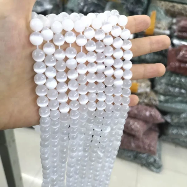 Natural Cat Eye Gemstone Beads